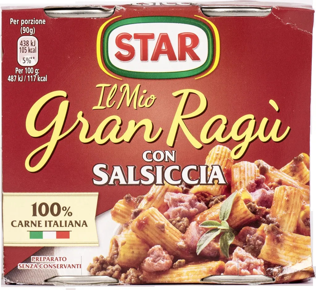 Gran Ragu' STAR alla Salsiccia