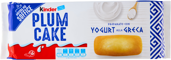 KINDER PLUMCAKE YOGURT ALLA GRECA 192 GR