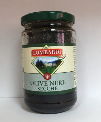 Olive nere secche al forno 314 ml