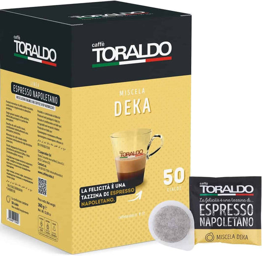 Toraldo cialde 50 pz Decaffeinato + kit