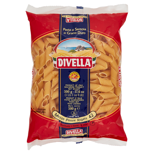 Pasta Divella mezze penne rigate 500 GR