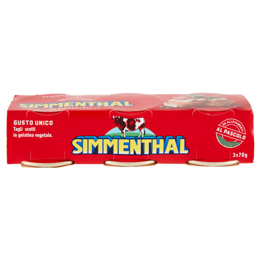SIMMENTHAL CARNE 70GRX3