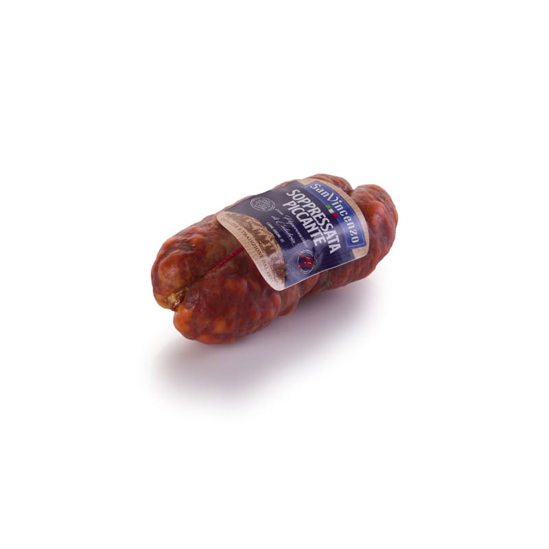 Soppressata Calabrese SAN VINCENZO piccante prezzo al pz ( 350 gr c.ca)