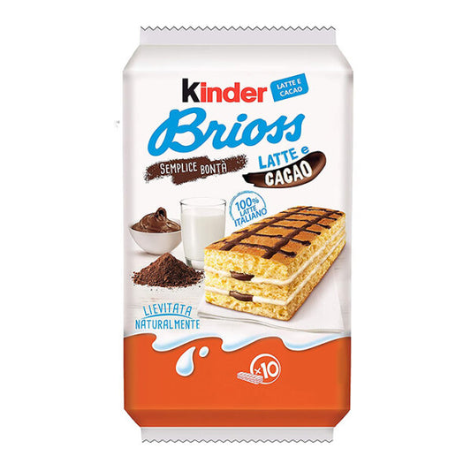 Kinder brioss latte e cacao