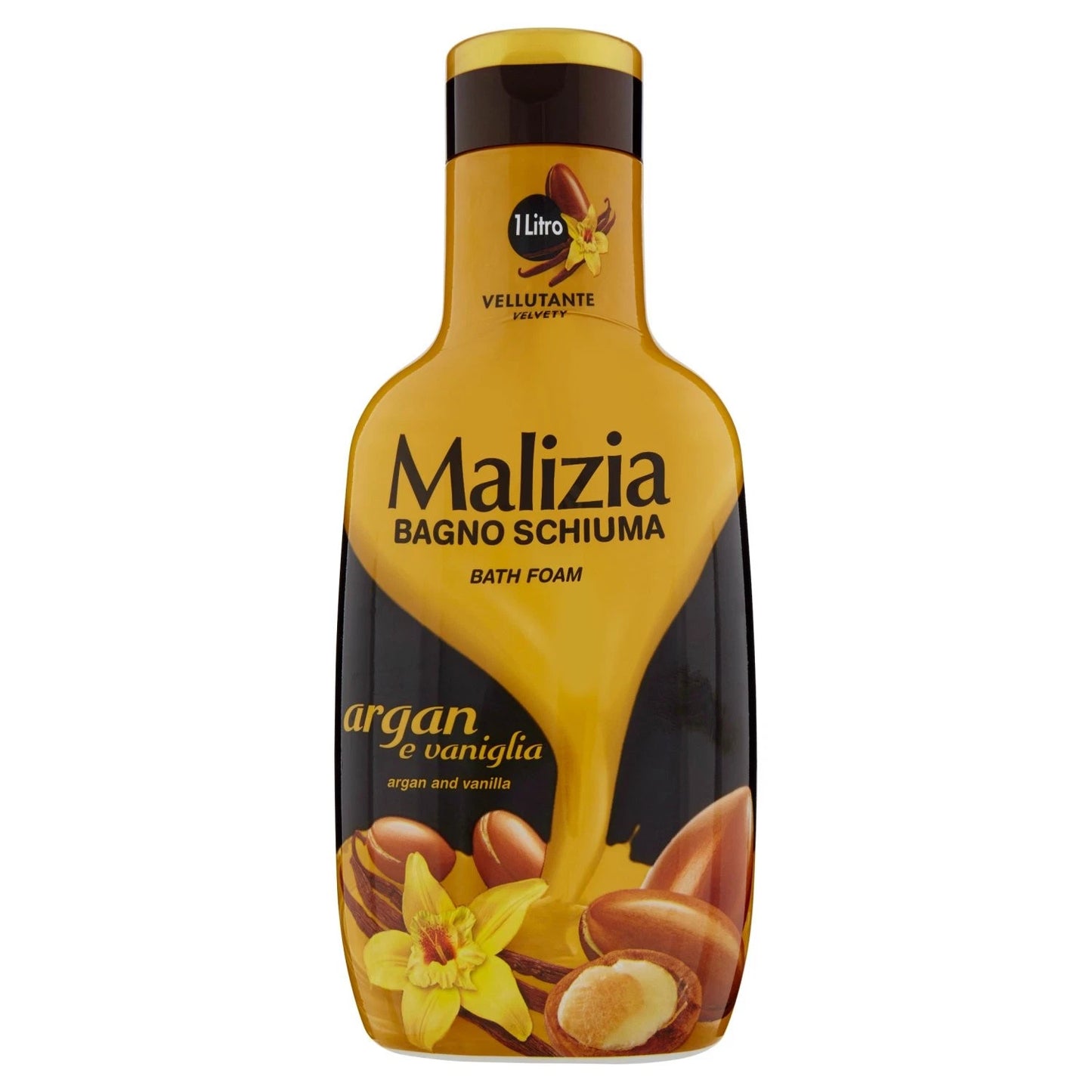Malizia bagno schiuma argan e vaniglia